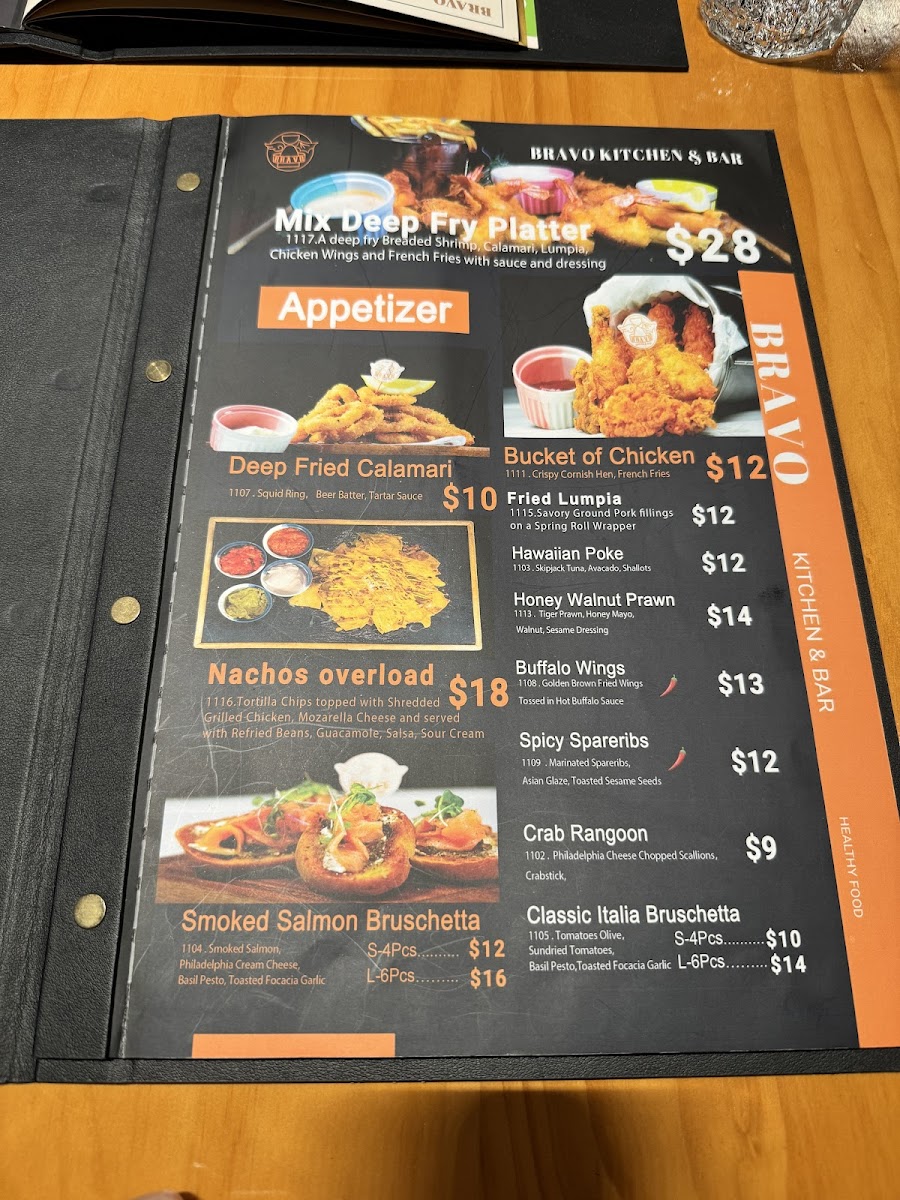 Menu Bravo Kitchen & Bar-2