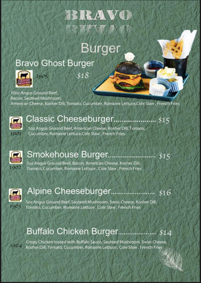 Menu Bravo Kitchen & Bar-4