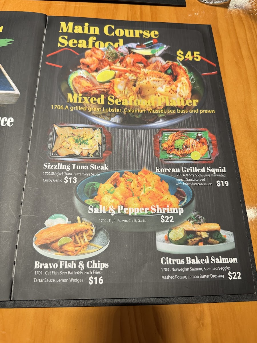 Menu Bravo Kitchen & Bar-5