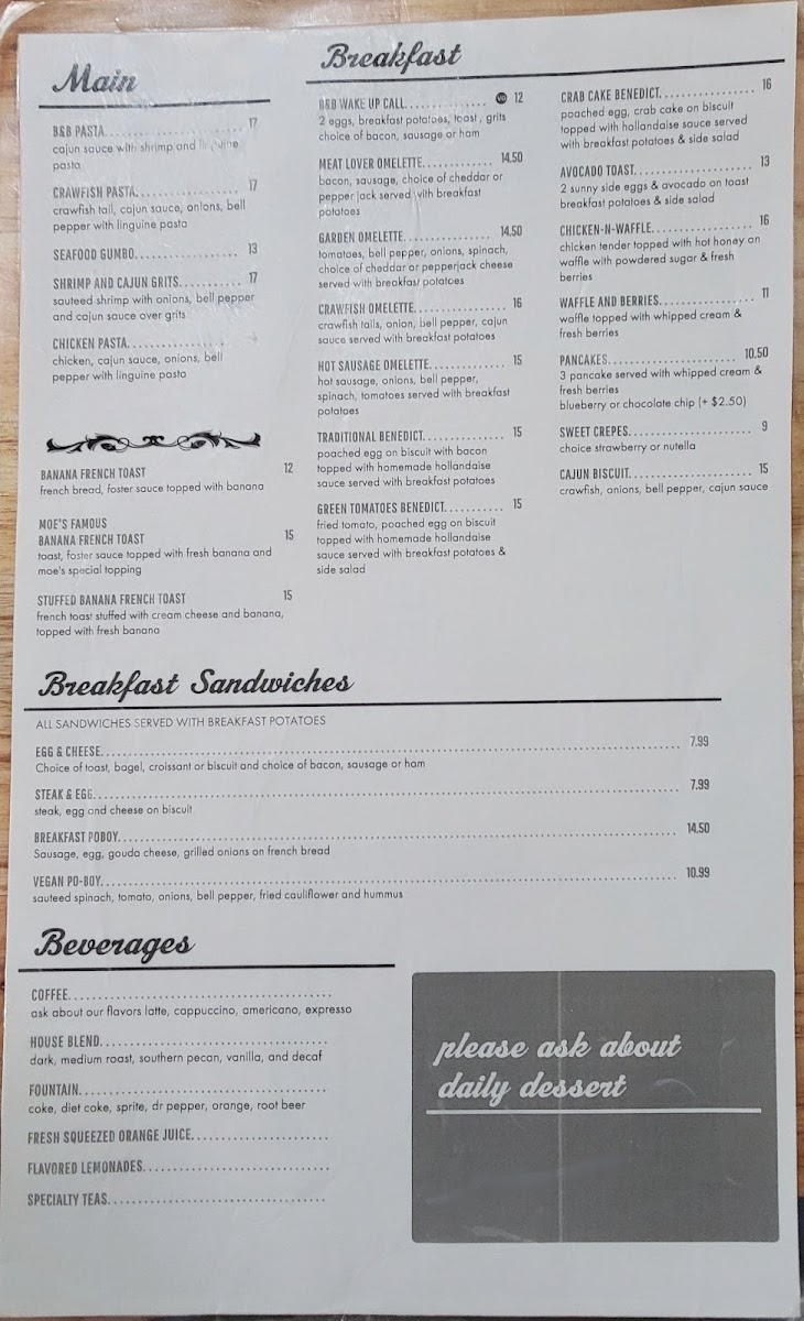 Menu Bread And Butter Café-1