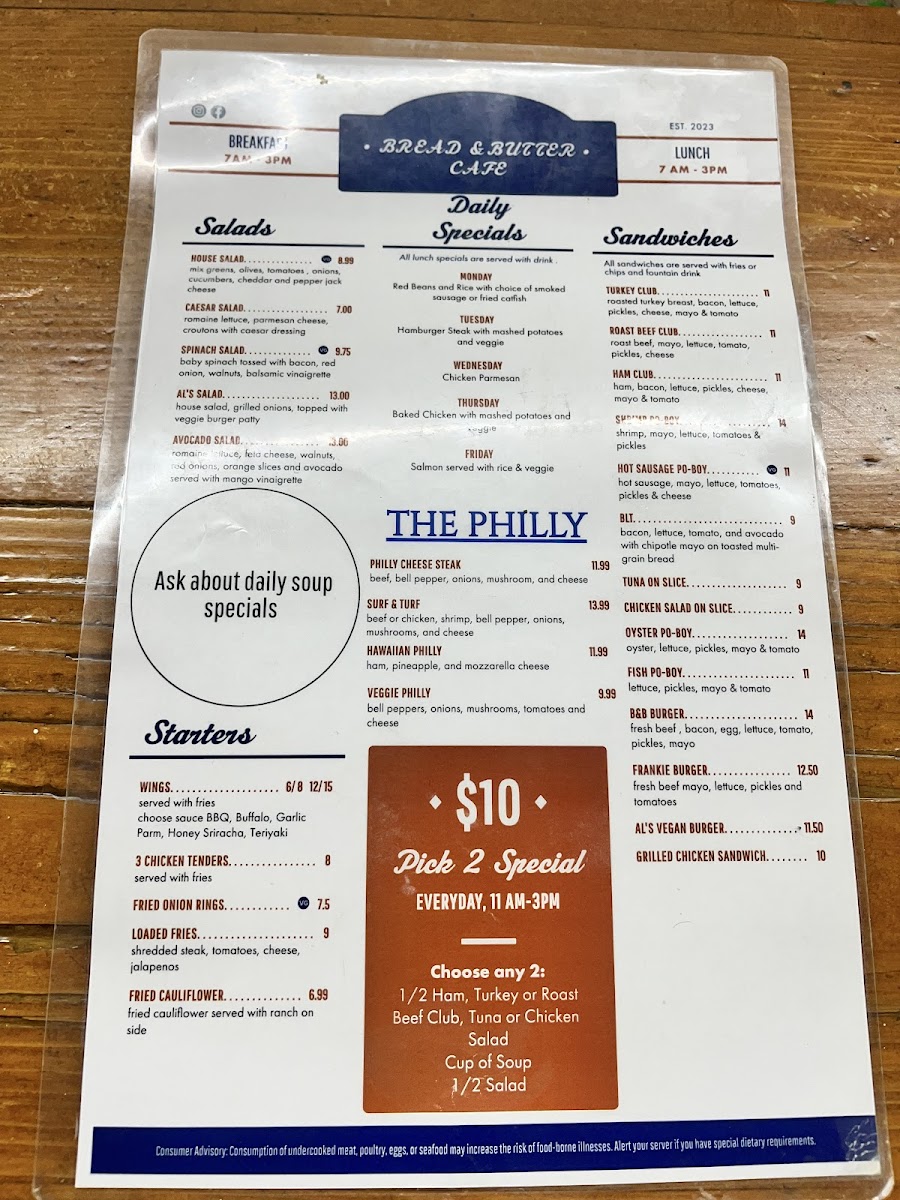 Menu Bread And Butter Café-10