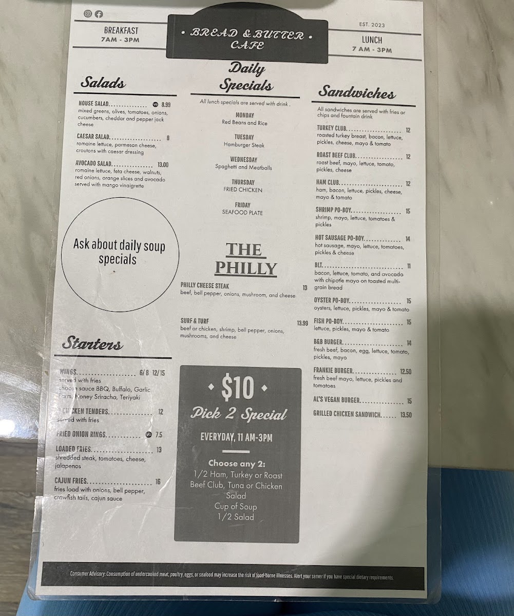 Menu Bread And Butter Café-4