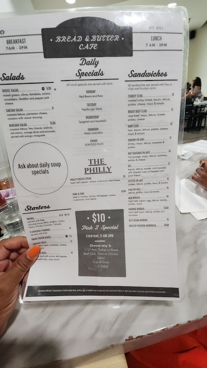 Menu Bread And Butter Café-5