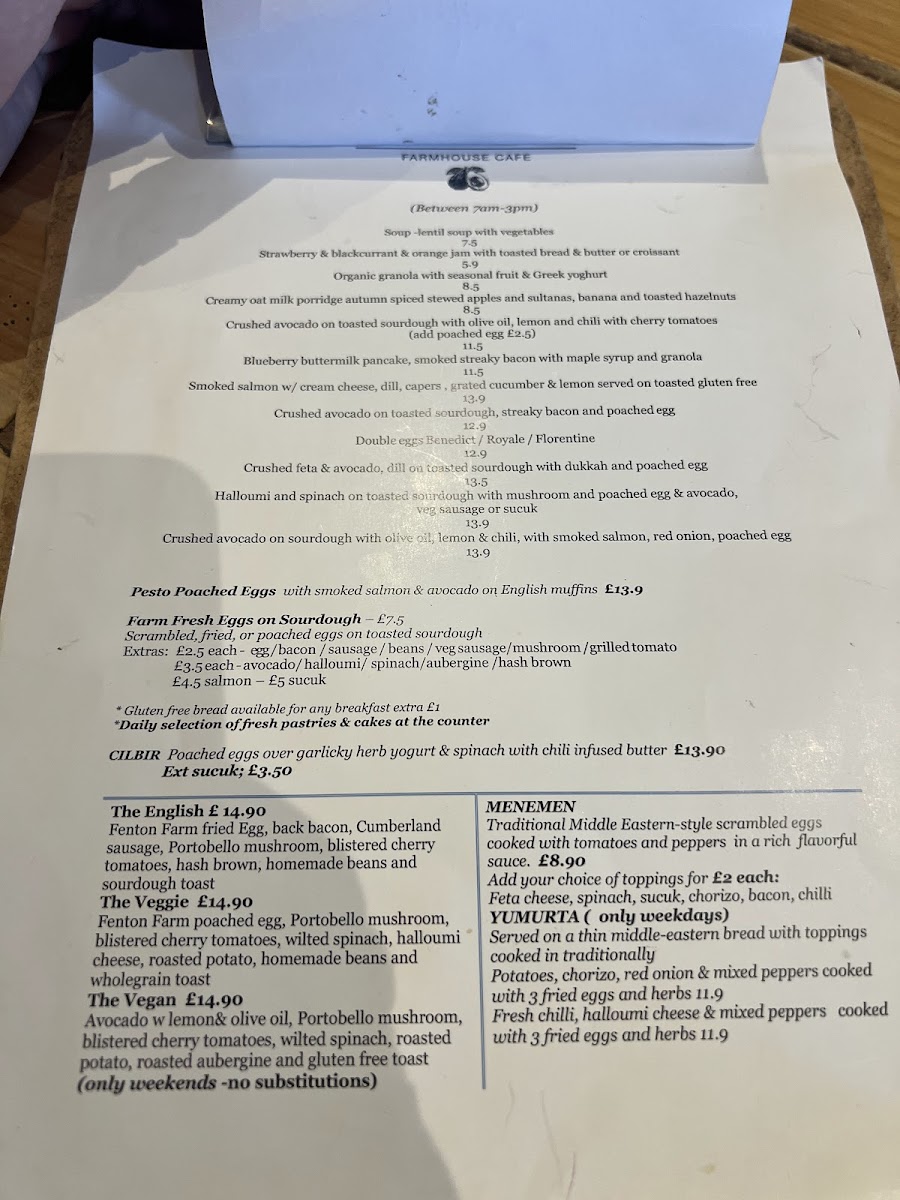 Menu Bread & Butter-1