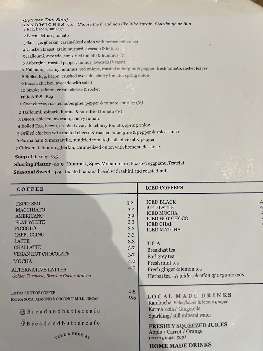 Menu Bread & Butter-2