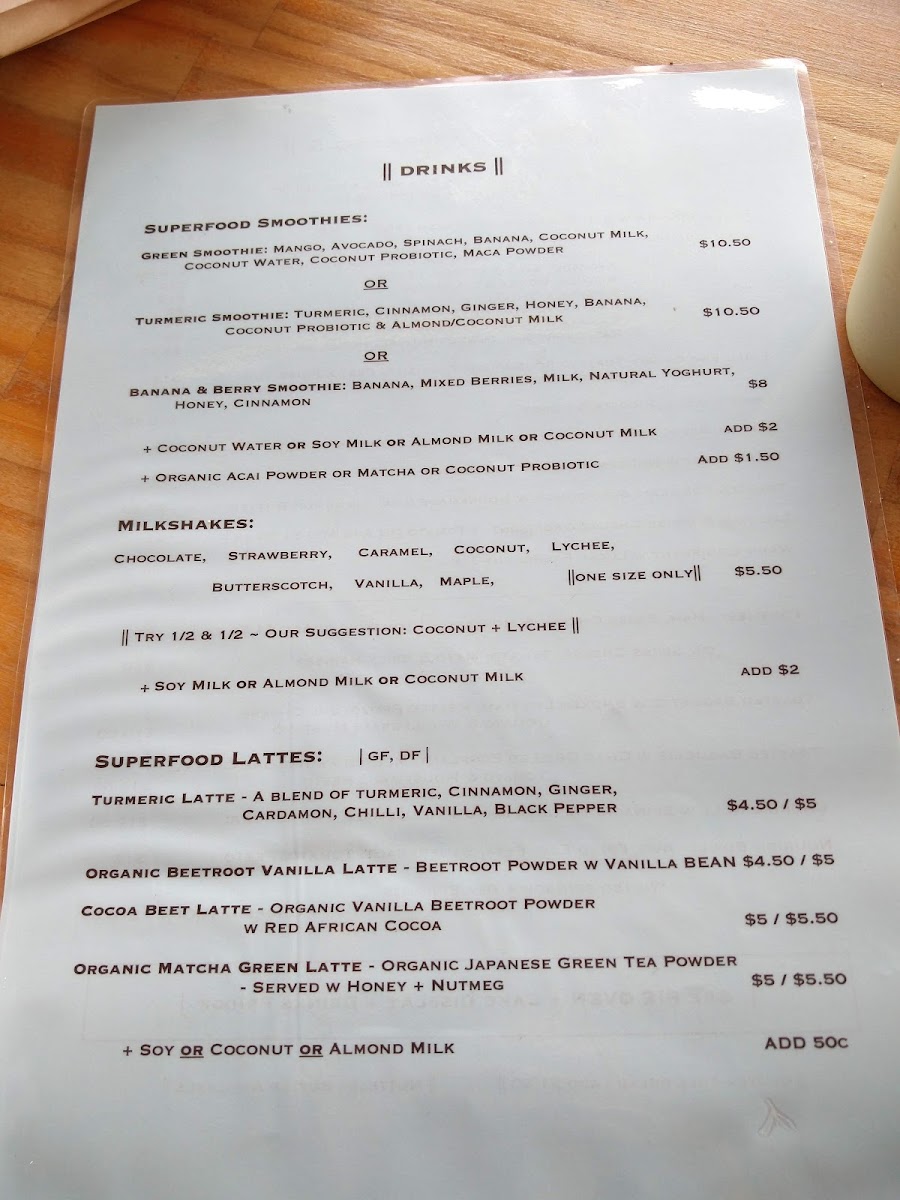 Menu Bread, Espresso & Thirroul-6