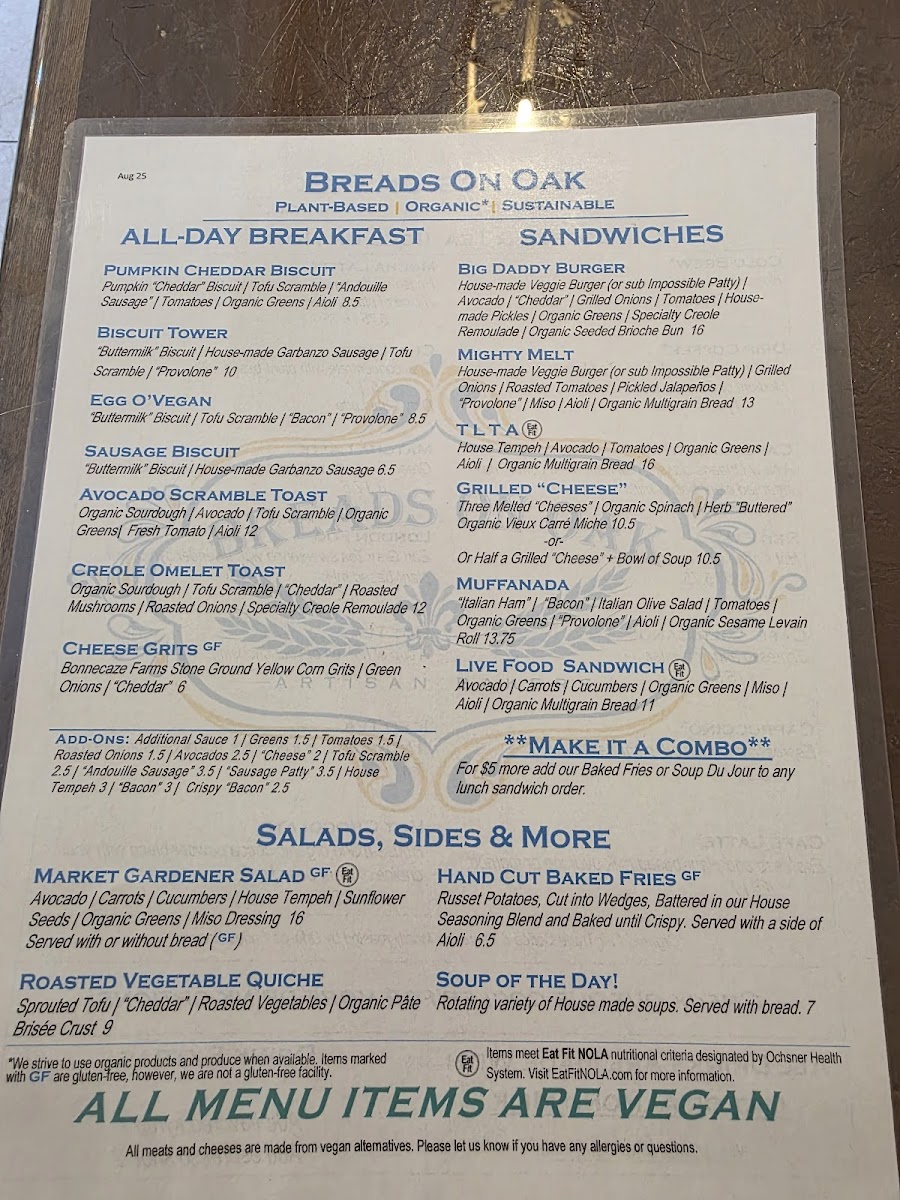 Menu Breads On Oak-5