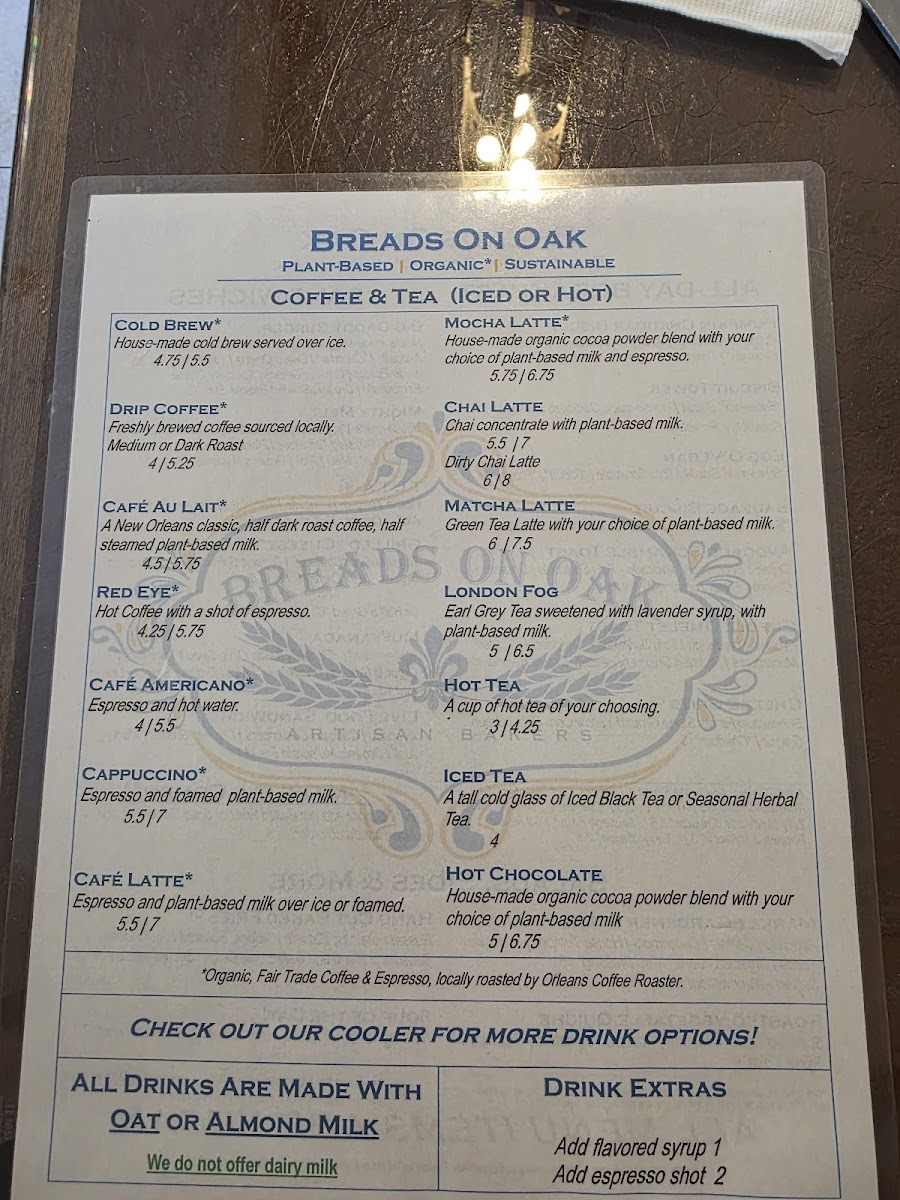 Menu Breads On Oak-9