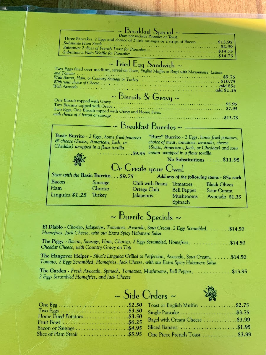 Menu Breakfast Buzz-1