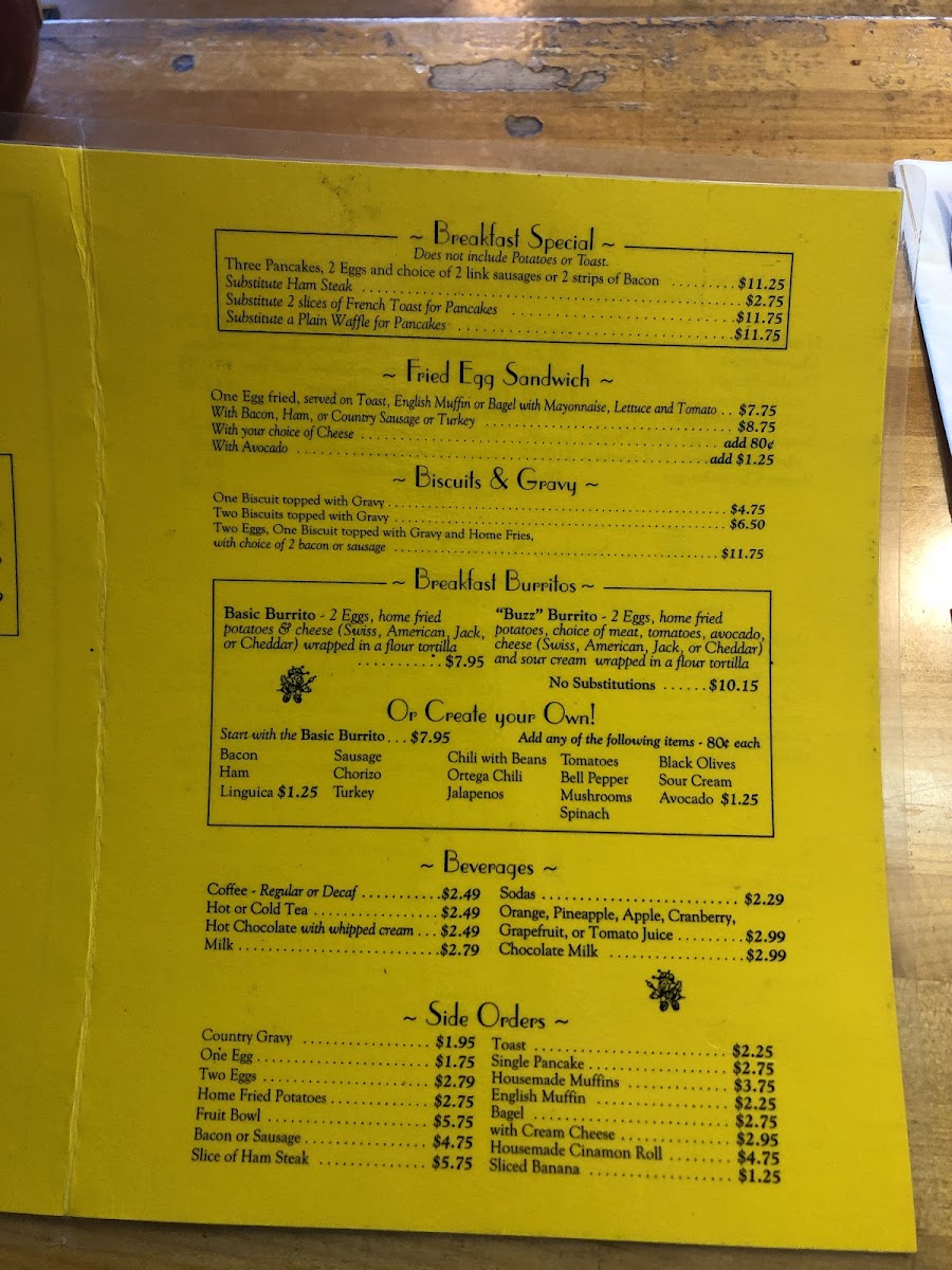 Menu Breakfast Buzz-10