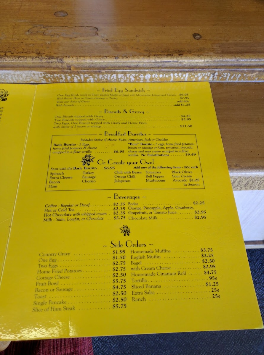 Menu Breakfast Buzz-7