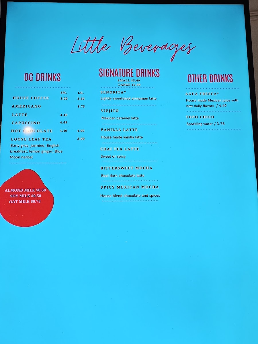 Menu Breakfast Little-1