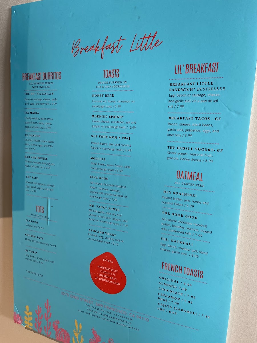 Menu Breakfast Little-10