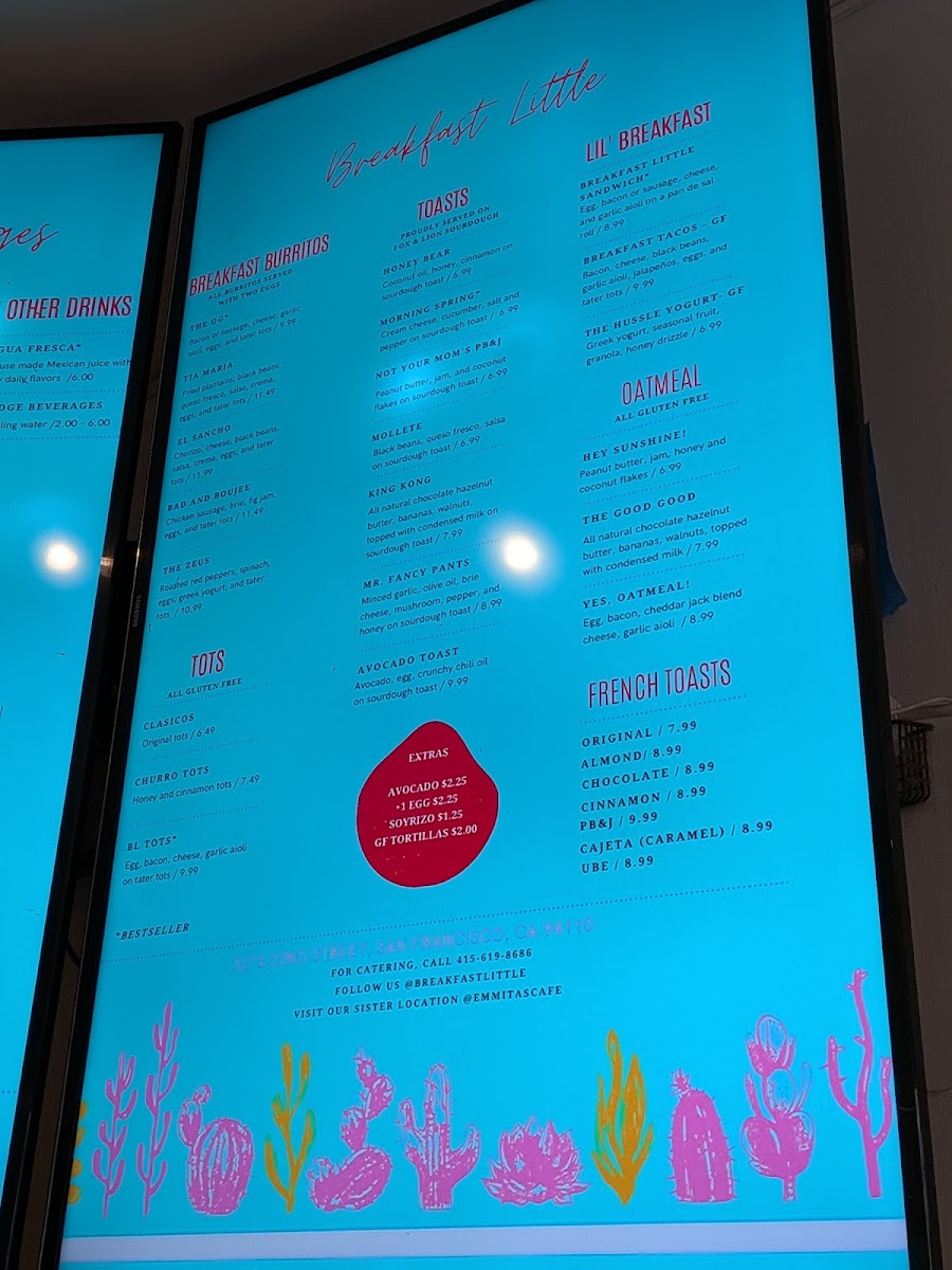Menu Breakfast Little-6