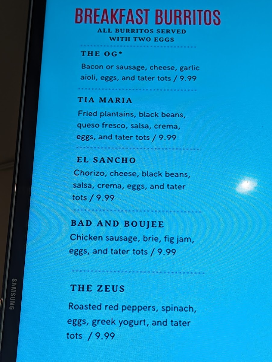 Menu Breakfast Little-9