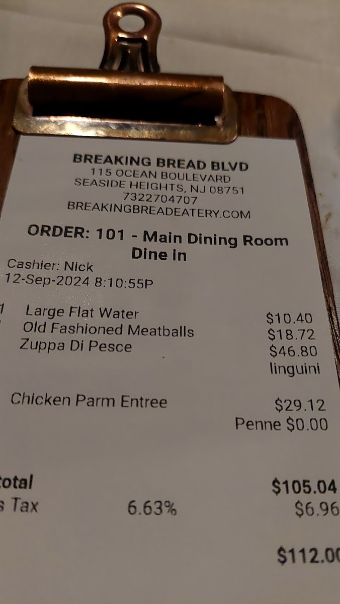 Menu Breakin Bread On The Boulevard-3