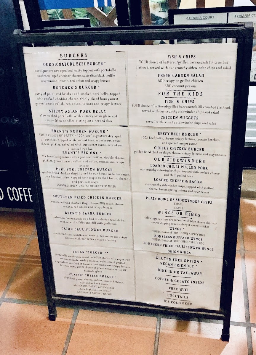 Menu Brent's Burgers-1