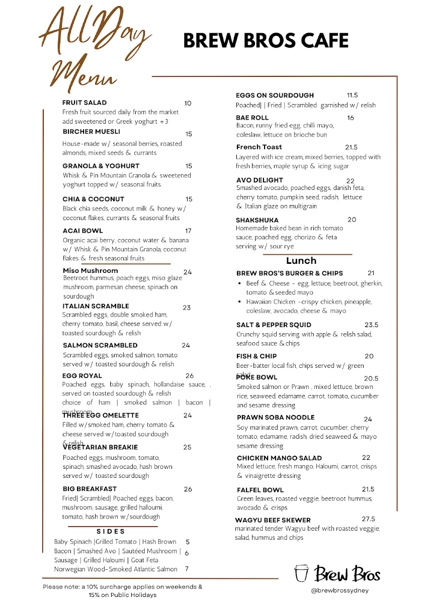 Menu Brew Bros Licenced Eatery-2