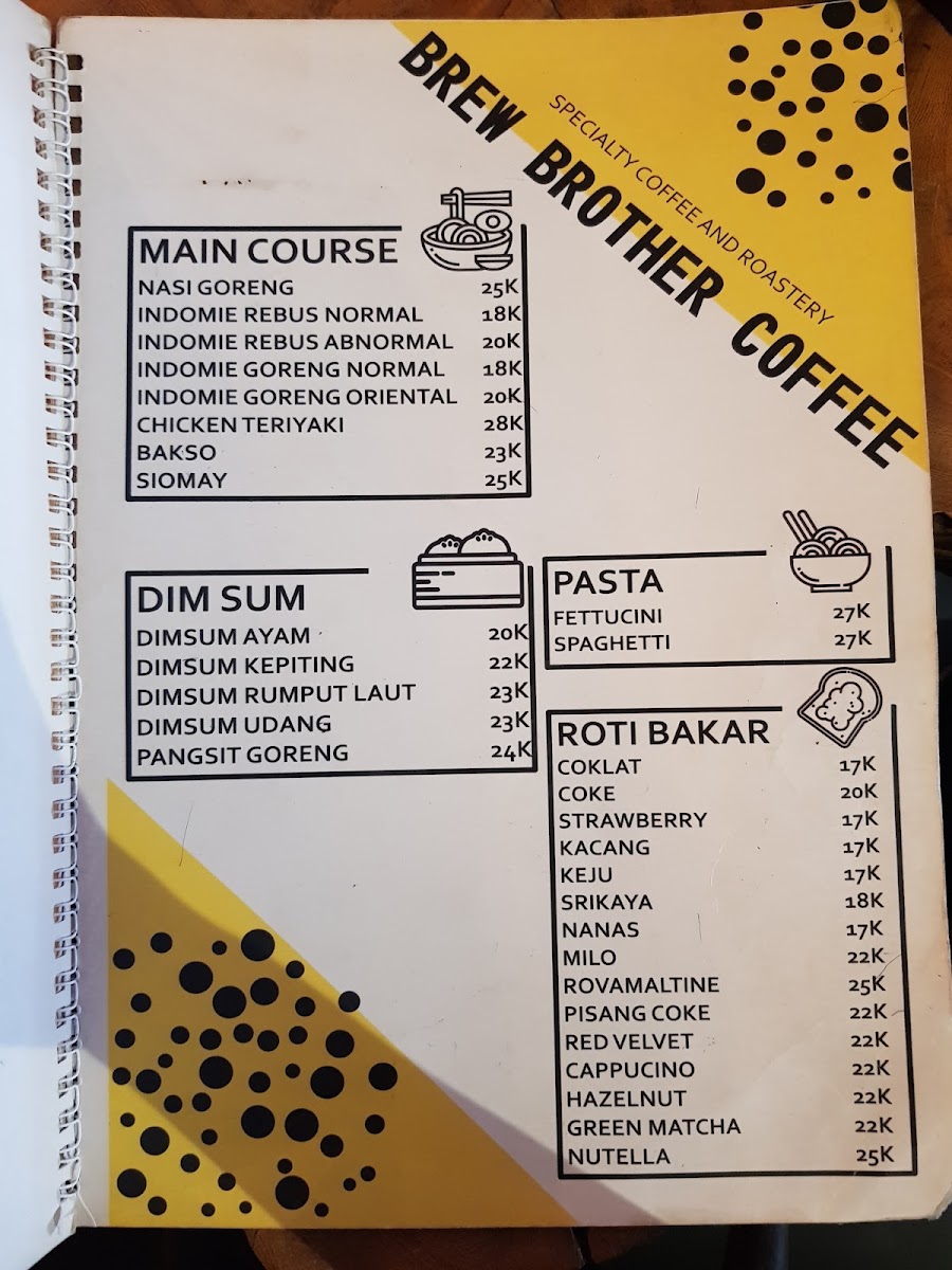 Menu Brew Brother Coffee-5