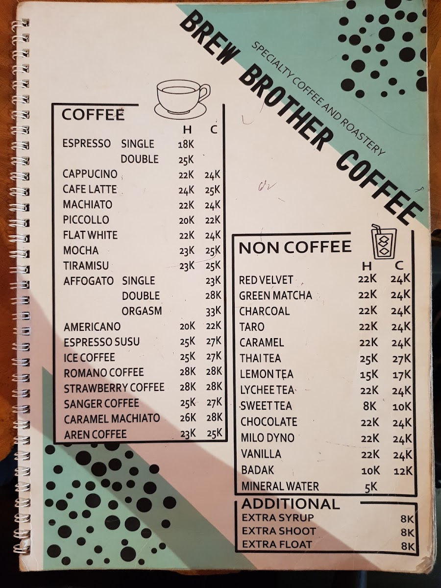 Menu Brew Brother Coffee-7