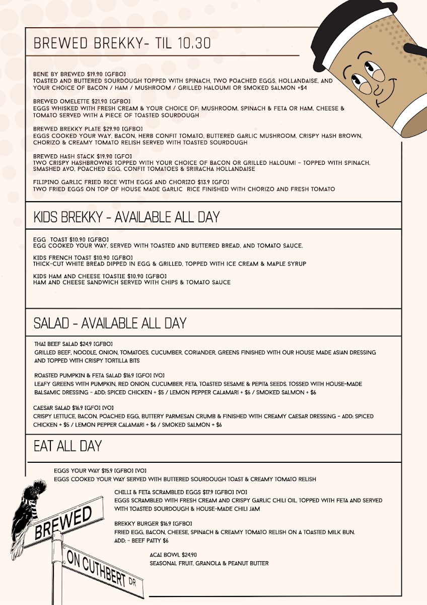 Menu Brewed On Cuthbert-2