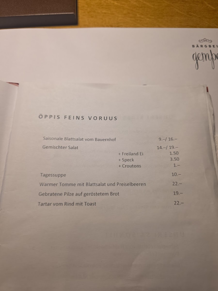 Menu Bärgbeiz Gempenturm-3