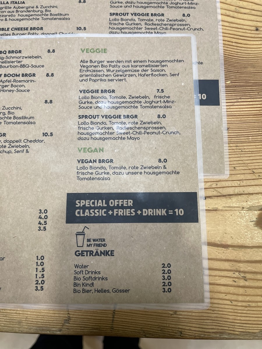 Menu Brgrs. Bio Beef Burger Mitte-10