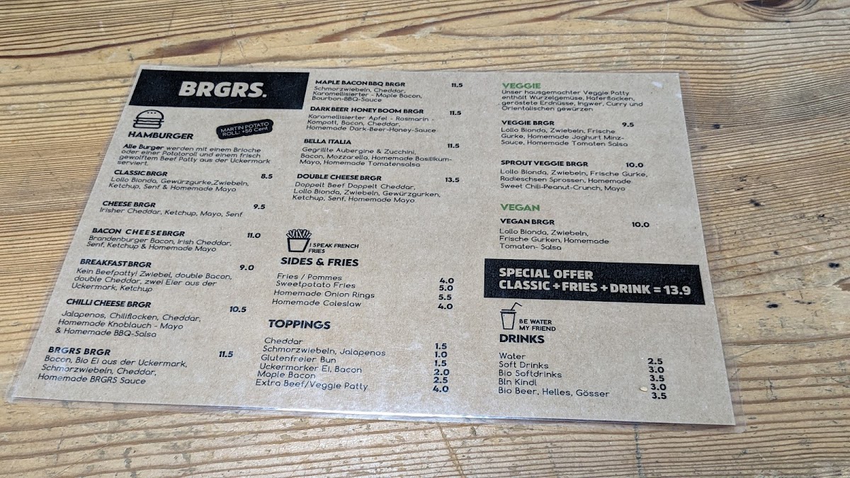 Menu Brgrs. Bio Beef Burger Mitte-2