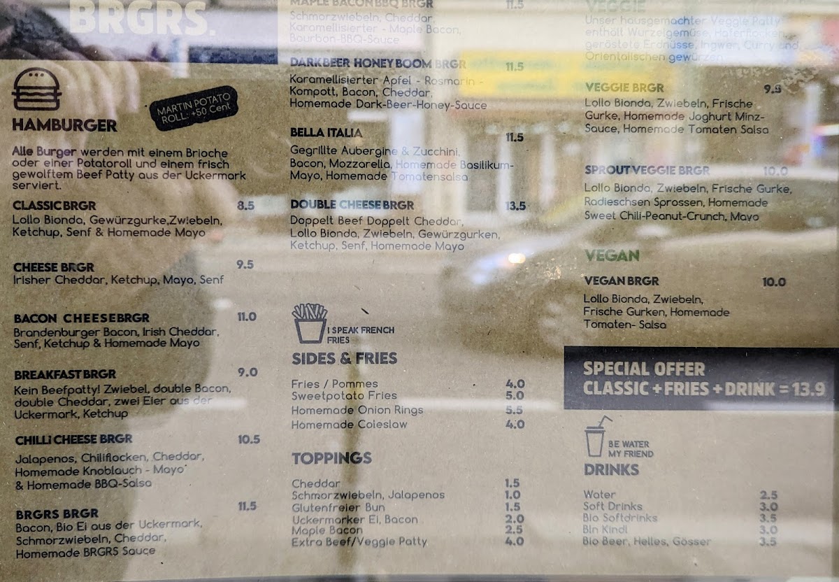Menu Brgrs. Bio Beef Burger Mitte-8