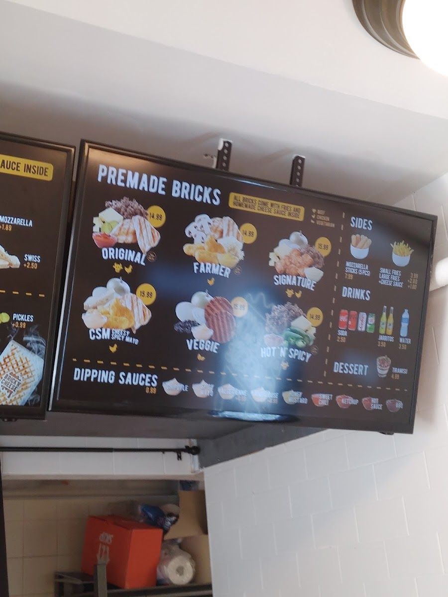 Menu Brick'n'cheese Toronto-10