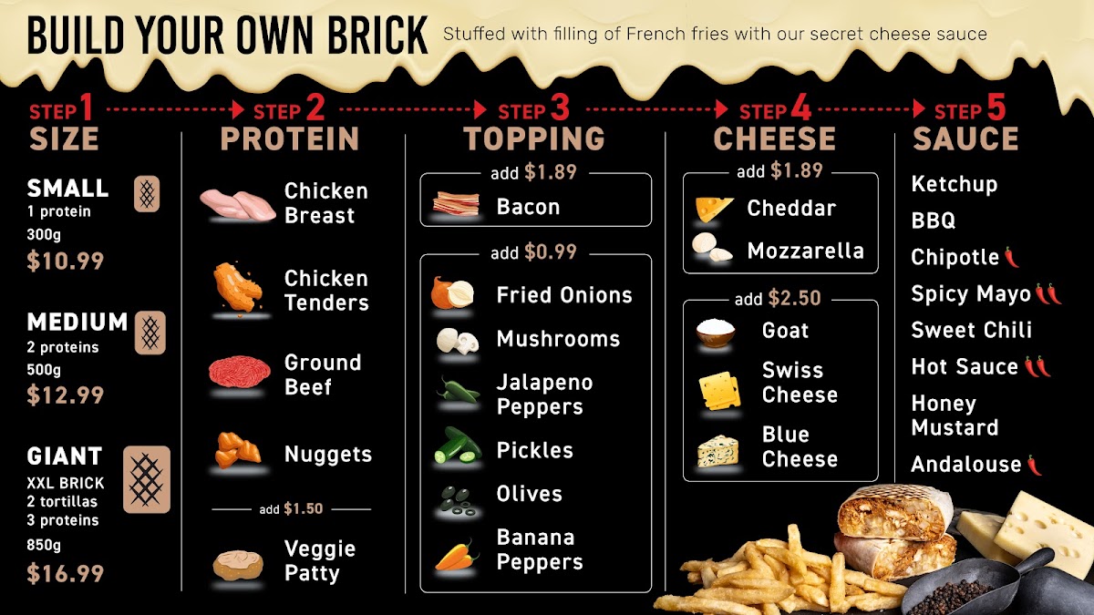 Menu Brick'n'cheese Toronto-2