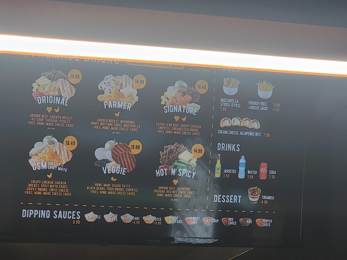Menu Brick'n'cheese Toronto-3