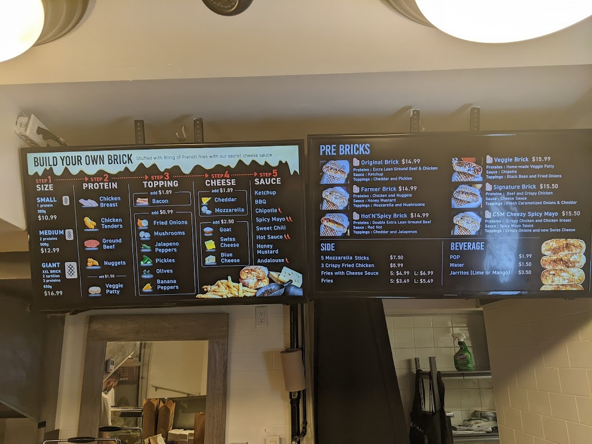 Menu Brick'n'cheese Toronto-5