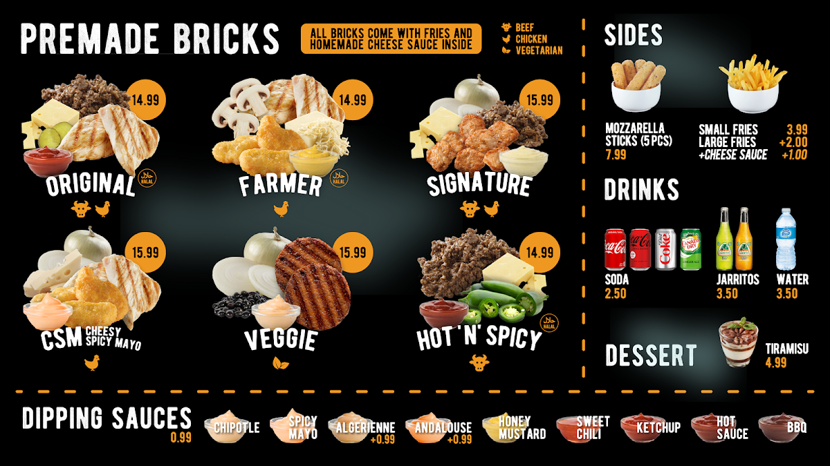 Menu Brick'n'cheese Toronto-6