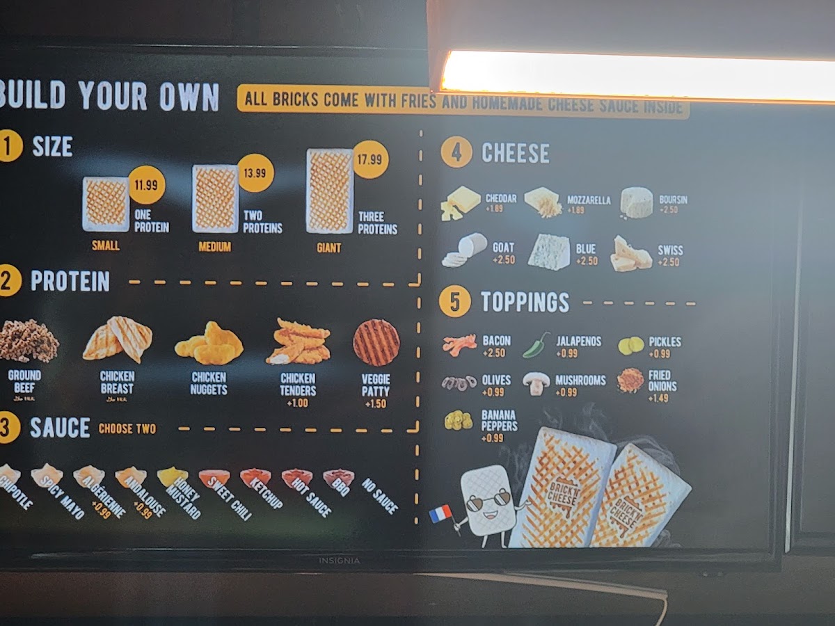 Menu Brick'n'cheese Toronto-7