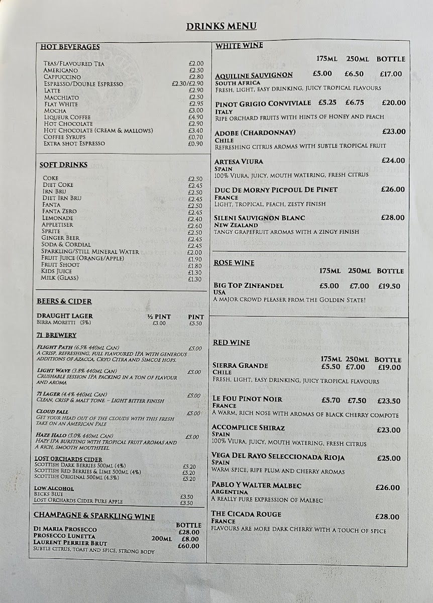 Menu Bridgeview Station Restaurant-1