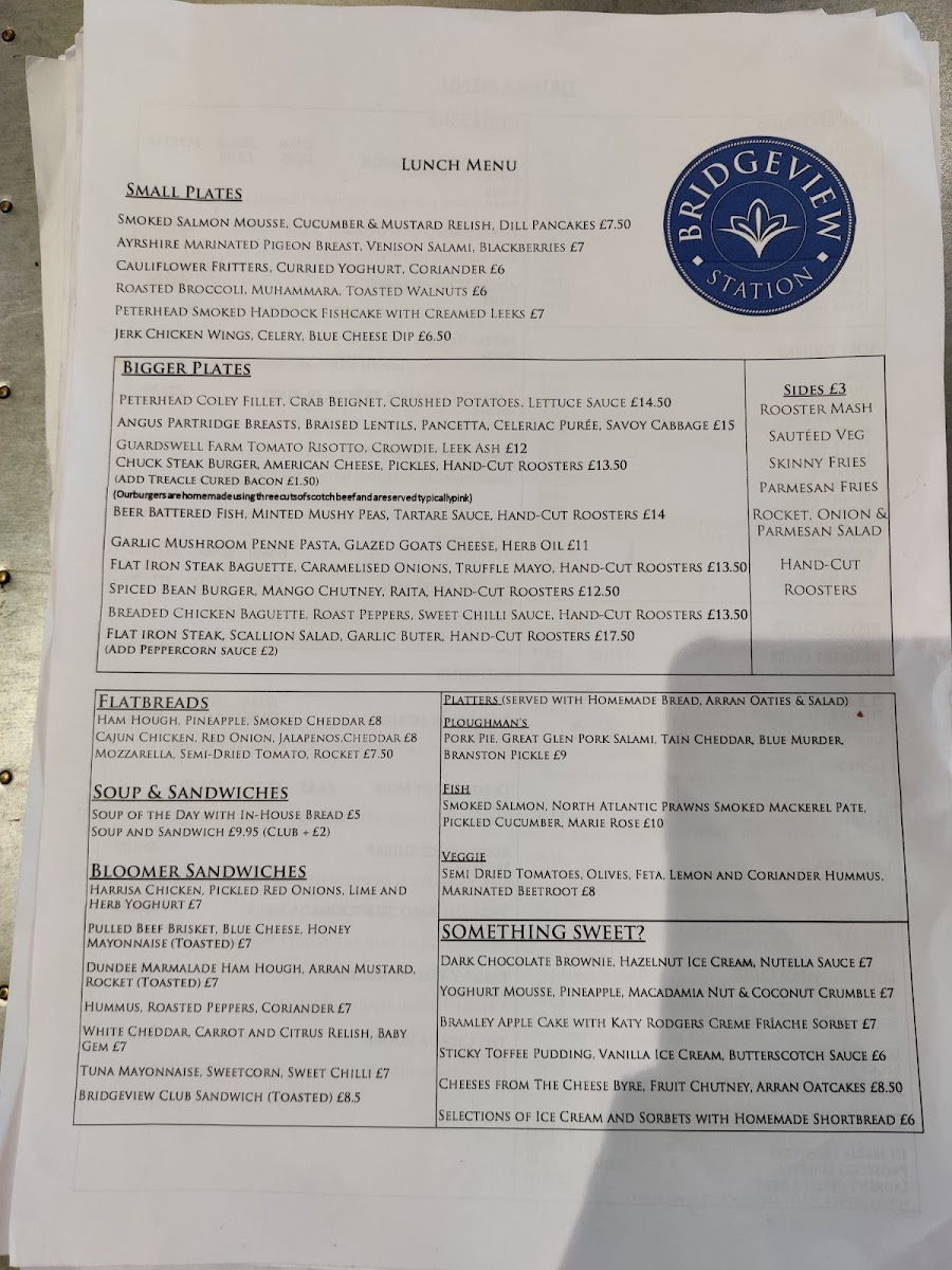 Menu Bridgeview Station Restaurant-5