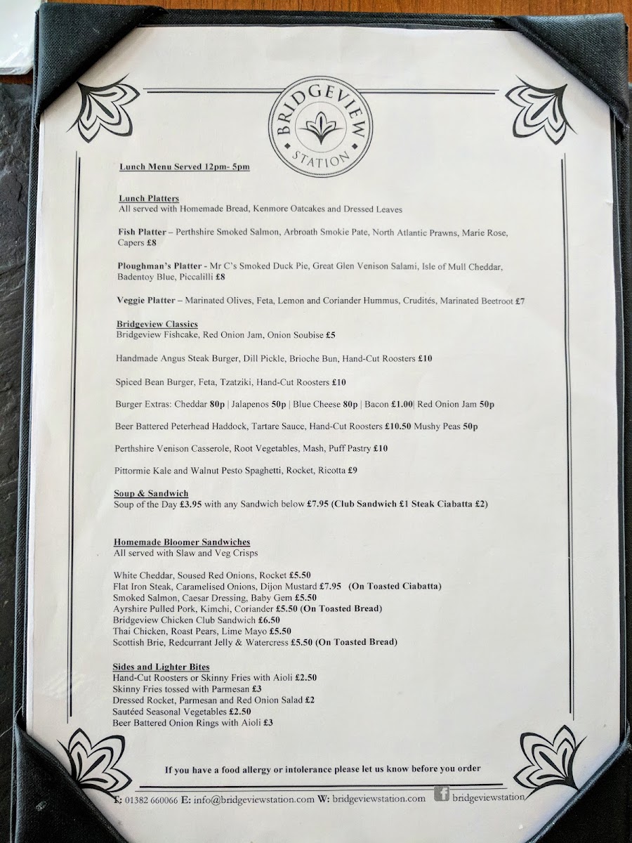 Menu Bridgeview Station Restaurant-9