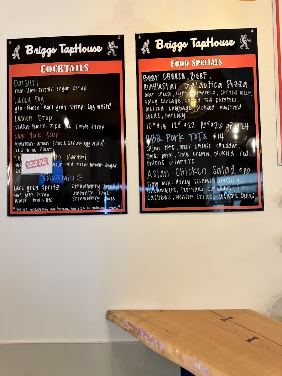 Menu Briggs Taphouse-5