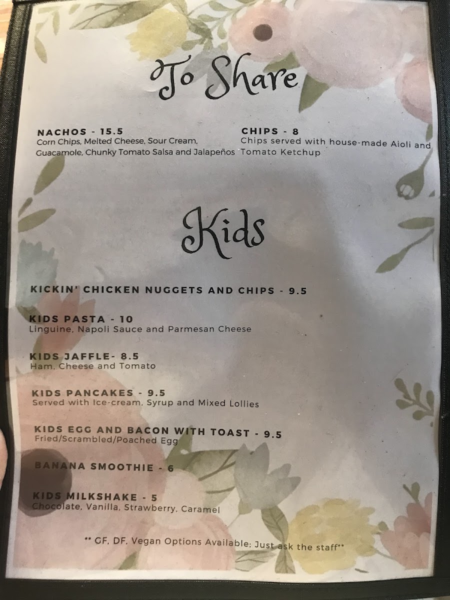Menu Brighton Schoolhouse-10