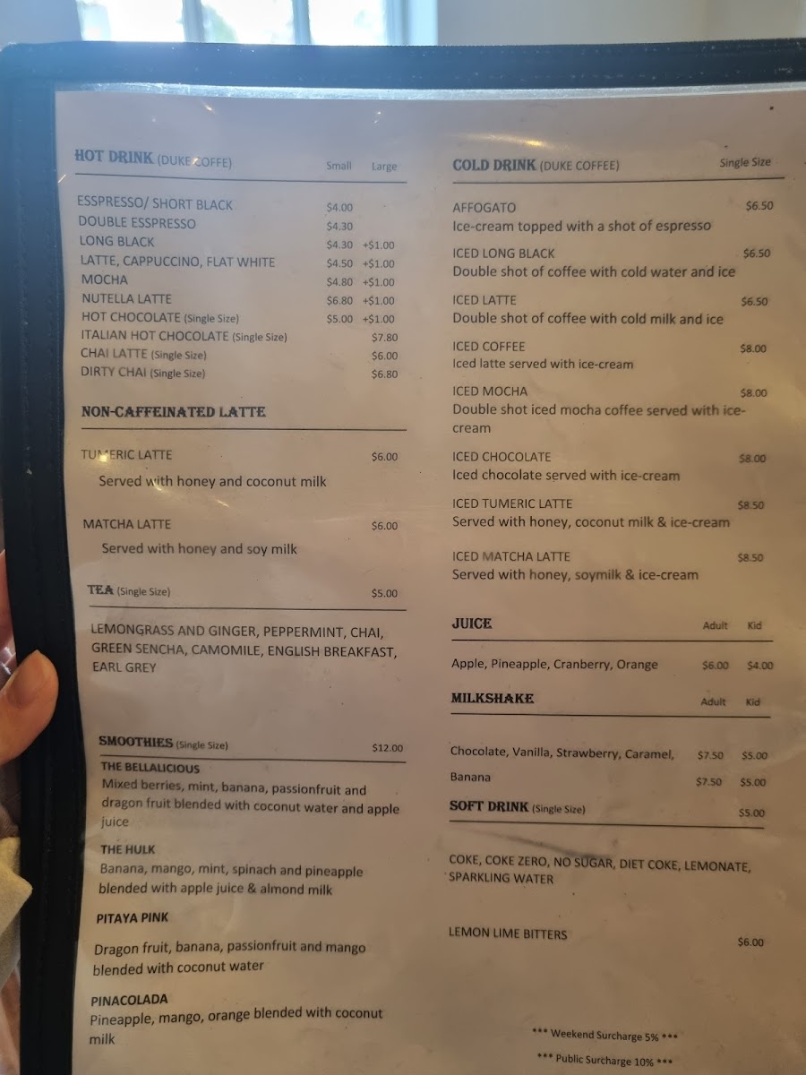 Menu Brighton Schoolhouse-2