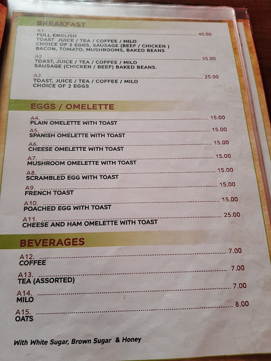 Menu Brigina Restaurant And Bar-2