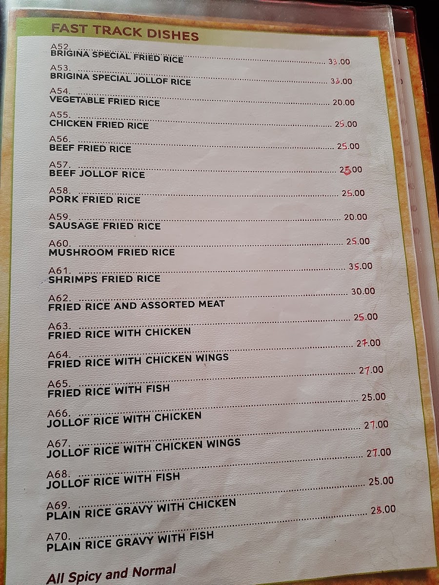 Menu Brigina Restaurant And Bar-5
