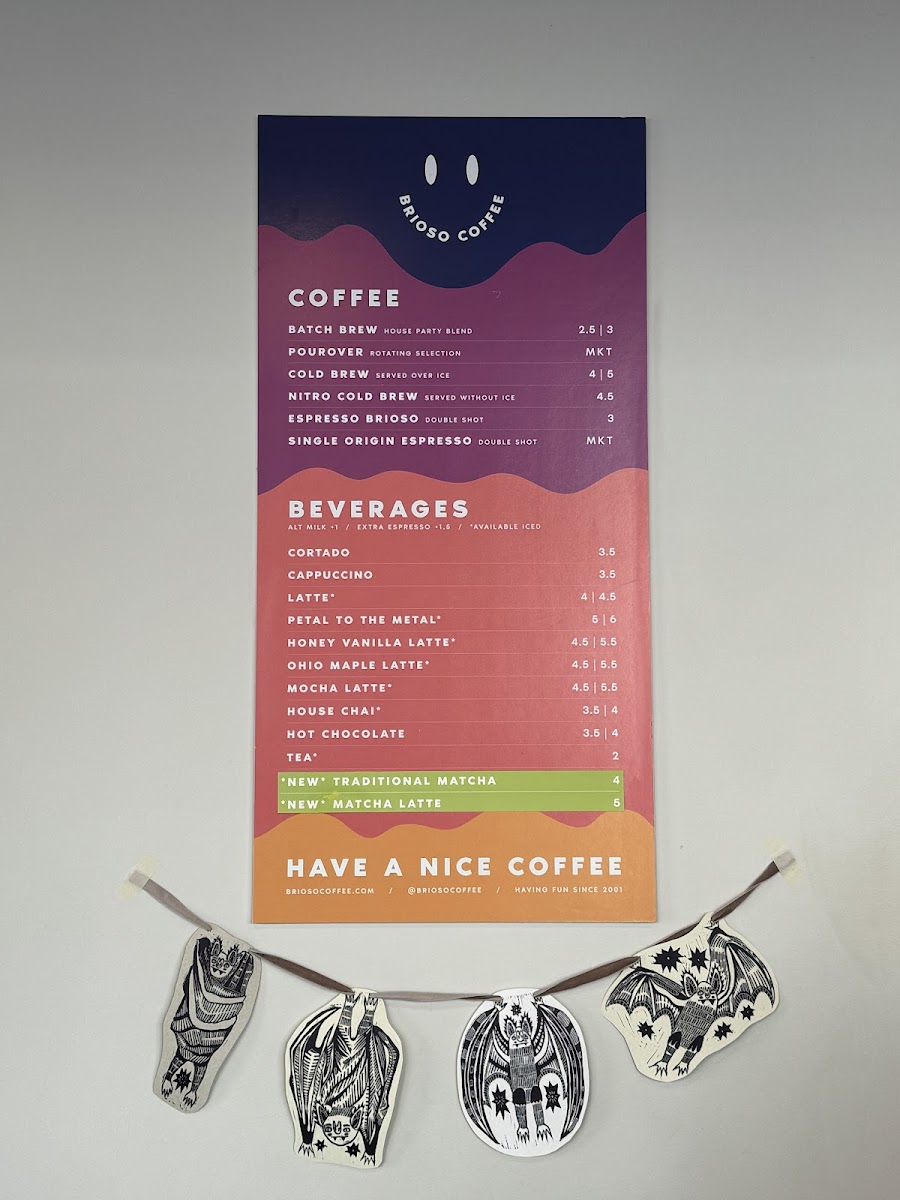 Menu Brioso Coffee-1