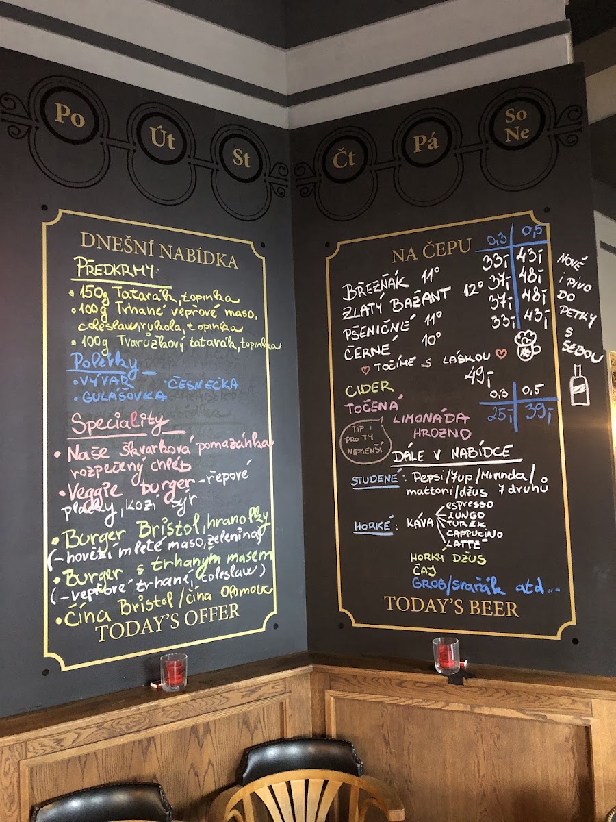 Menu Bristol Olomouc-1