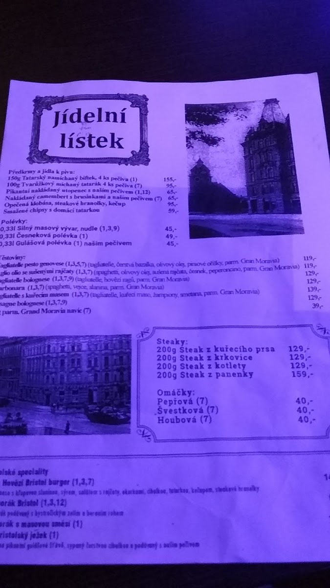 Menu Bristol Olomouc-8