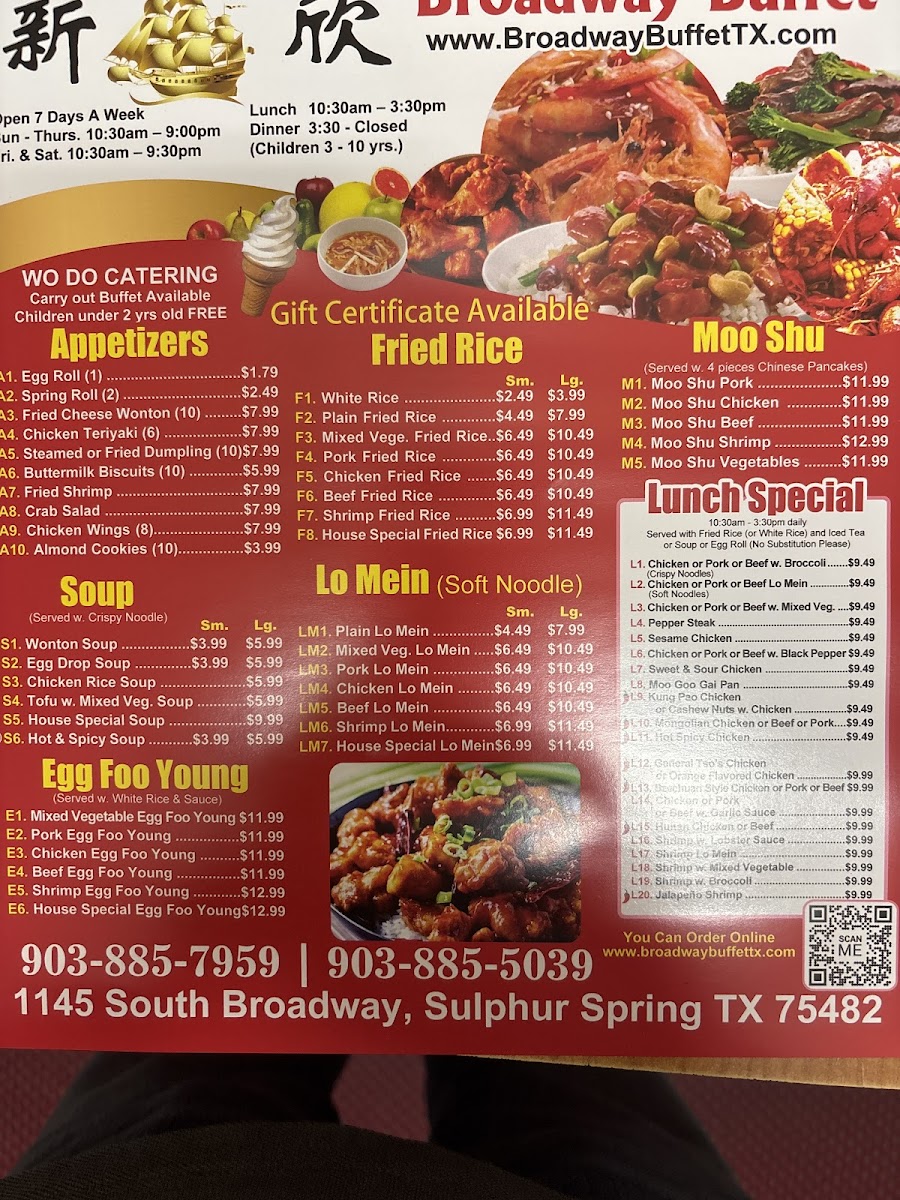 Menu Broadway Buffet-2