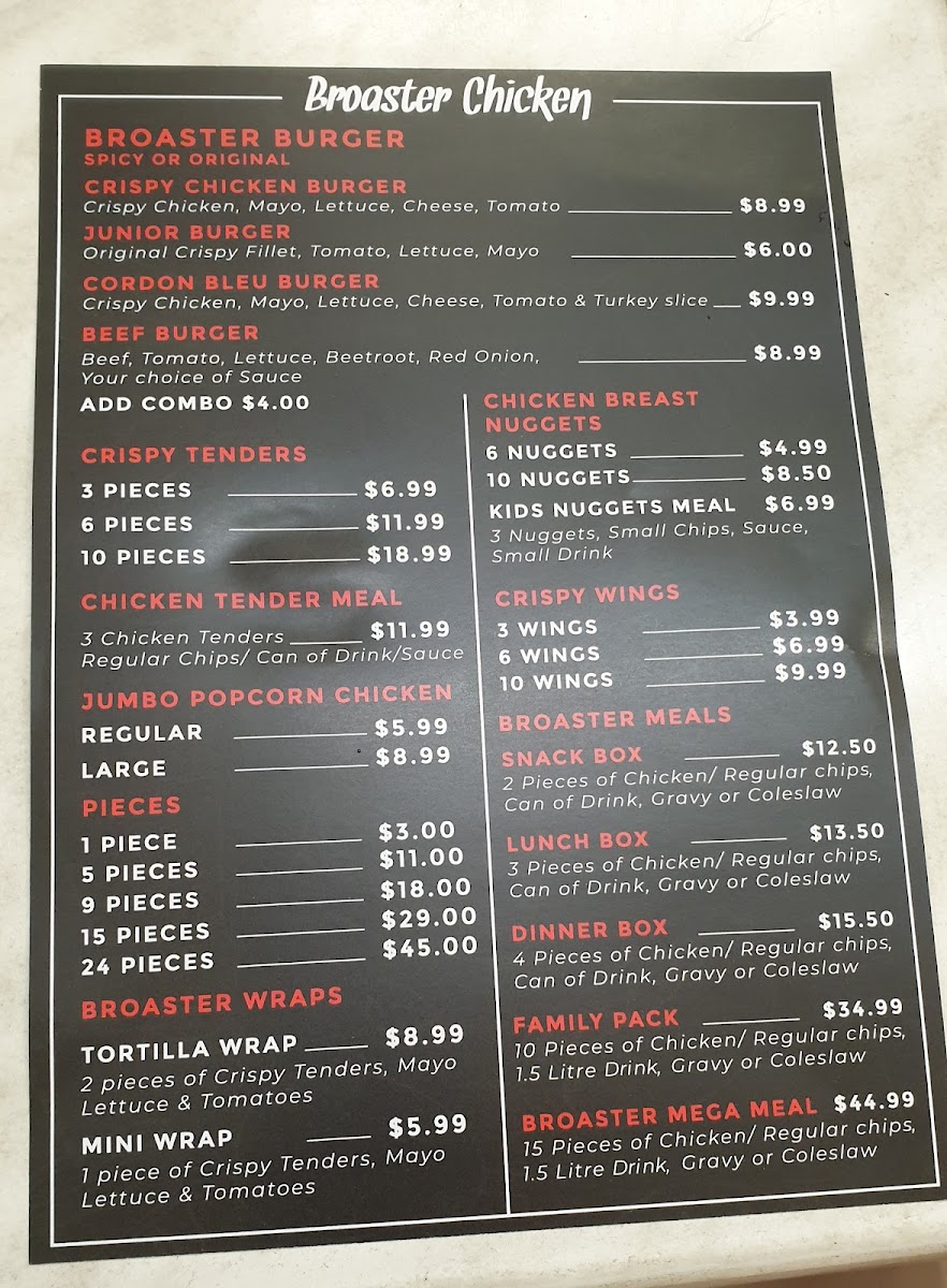 Menu Broaster Chicken-2