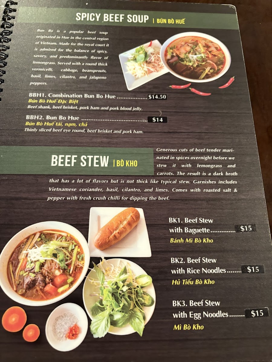 Menu Broken Rice & Pho Restaurant Com Tam Viet-3