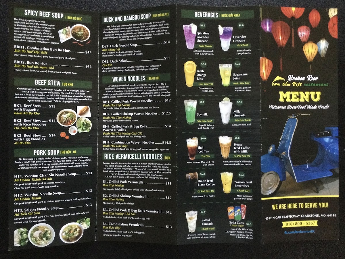 Menu Broken Rice & Pho Restaurant Com Tam Viet-4